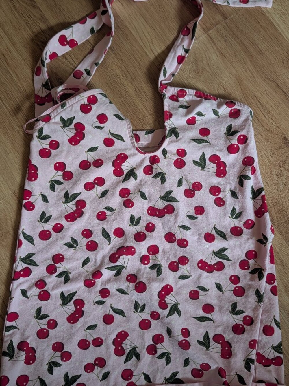 Retro Chic by Torrid Pink Cherry Print Halter Top - Size 00